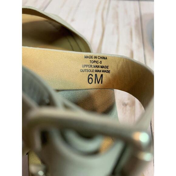 Coconuts by Matisse Wedge Ankle Strap Sandals‎ Topic Gray 6M - Picture 8 of 8